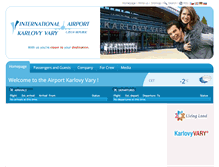 Tablet Screenshot of airport-k-vary.cz